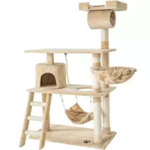 Image of Tectake Cat Tree Scratching Post Marcel - Beige