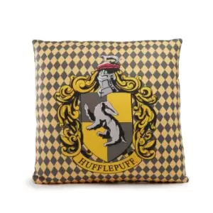 Image of Harry Potter Hufflepuff Square Cushion - 60x60cm - Soft Touch