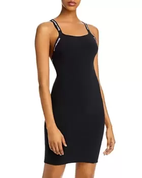 Image of alexanderwang.t Logo Bodycon Tank Dress