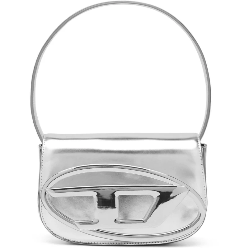 Image of Diesel 1dr Shoulder Bag - Silver Silver One Size
