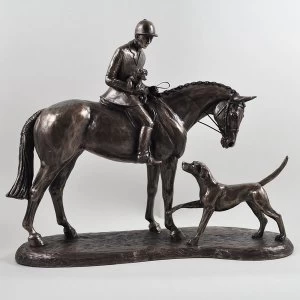 Image of Country Companions Horse by Harriet Glen Cold Cast Bronze Sculpture