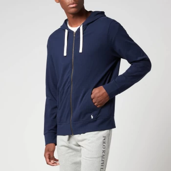 Image of Polo Ralph Lauren Mens Cuffed Zip-Through Hoodie - Cruise Navy - XL