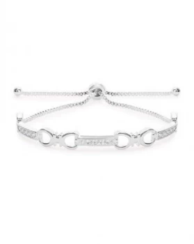 Image of Jon Richard Silver Infinity & Bar Toggle