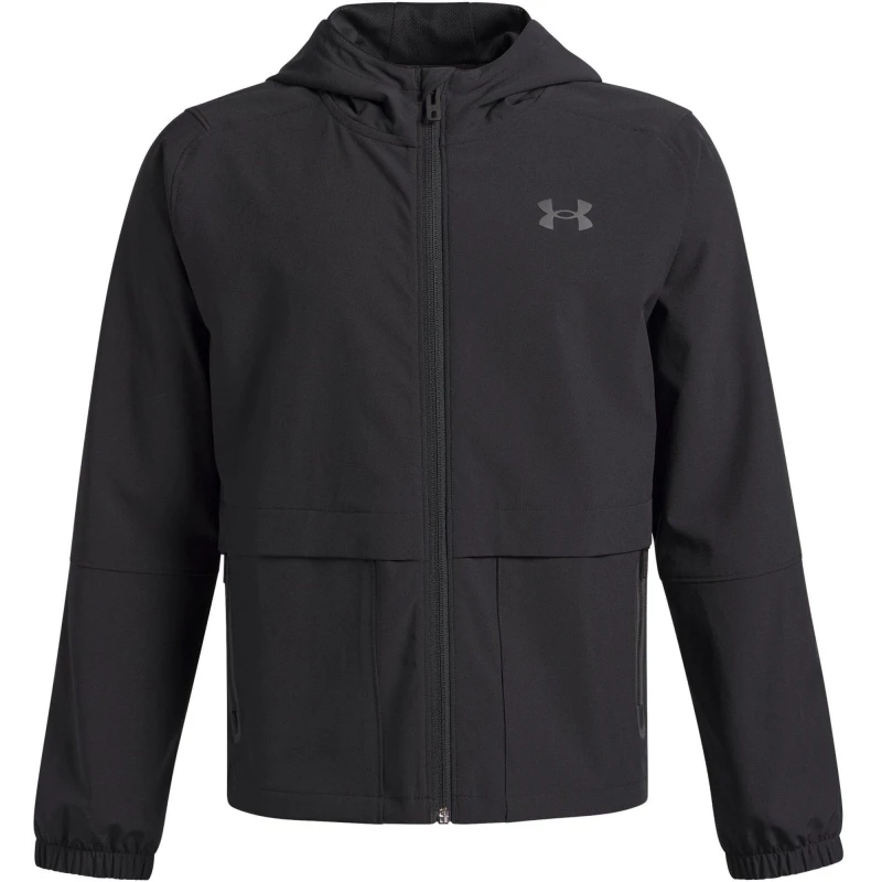 Image of Under Armour UA Unstp Wvn Jkt Black male 7-8 (S)