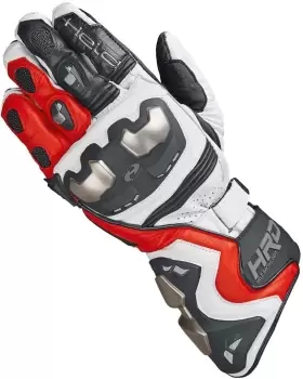 Image of Held Titan RR Motorcycle Gloves, white-red, Size 2XL, white-red, Size 2XL