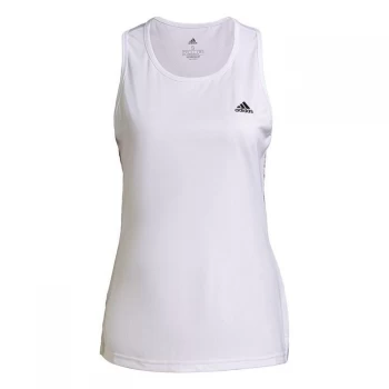 Image of adidas AEROREADY Designed to Move Racerback Tank Top Wome - White / Crystal White