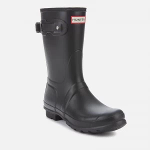 Image of Hunter Womens Original Short Wellies - Black - 3