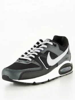 Image of Nike Air Max Command Leather - Black/Grey, Size 8, Men