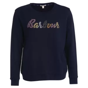 Image of Barbour Womens Lyndale Overlayer Navy 12