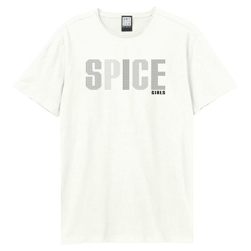 Image of Amplified Amplified Men Spice Logo T-Shirt in White Size: 3X-Large White XXXL Male 5063852060979