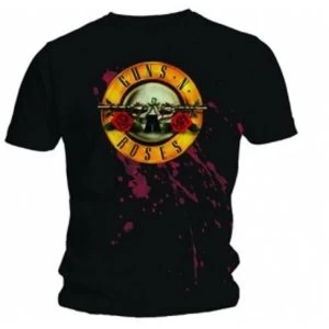 Image of Guns N Roses Bullet Mens Black T Shirt: Small