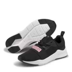 Image of Puma Girls Puma Wired Trainers - Black