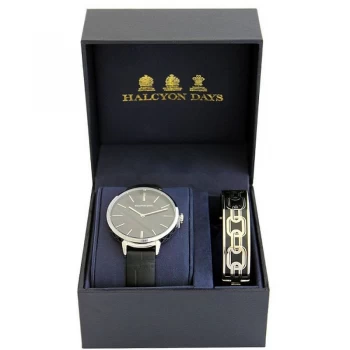 Image of Agama Sport Black & Palladium Watch & Bangle Gift Set