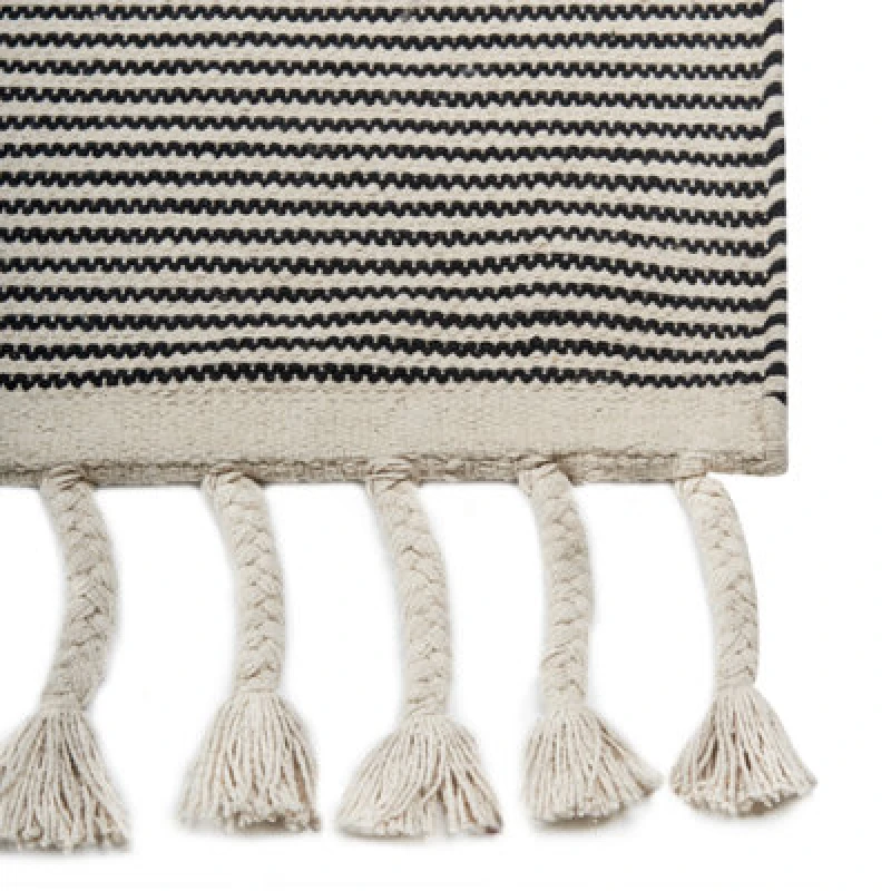 Image of Beliani Rug Dokuz Beige 160 X 230 Cm Cotton