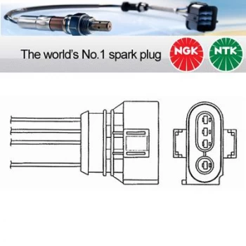 Image of 1x NGK NTK Oxygen O2 Lambda Sensor OZA659-EE47 OZA659EE47 (5750)