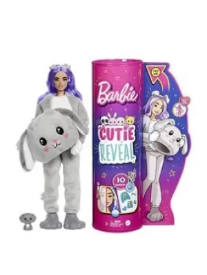 Image of Barbie Cutie Reveal Doll With Puppy Plush Costume And 10 Surprises