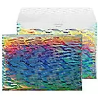 Image of Creative Creative Shine Coloured Envelope C5 229 (W) x 162 (H) mm Adhesive Strip Blue 140 gsm Pack of 10