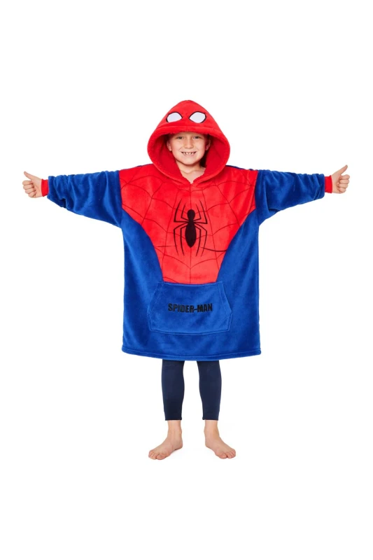 Image of Marvel Spiderman Oversize Poncho Multi unisex