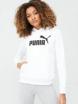 Image of Puma Essential Logo Hoodie - White