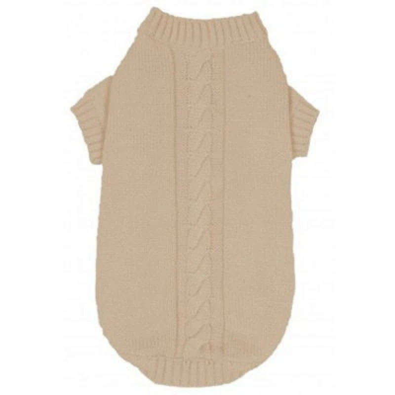 Image of Banbury Co Knitted Dog Jumper Ivory Med