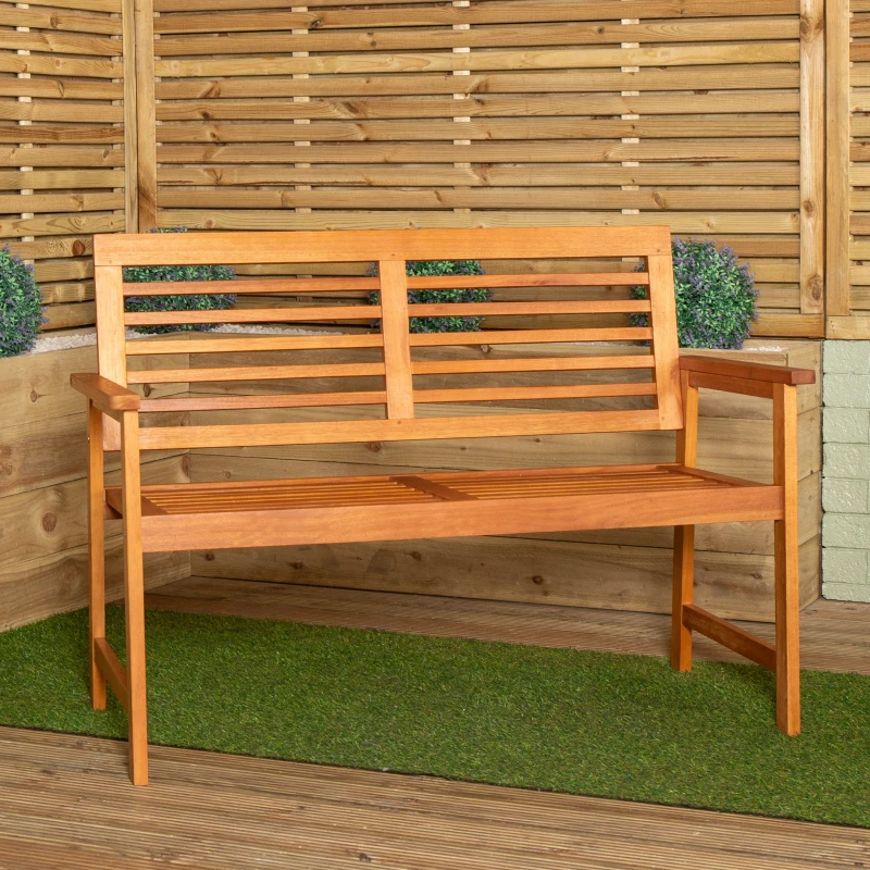 Image of Waimea 2 Seater Outdoor Wooden Garden Bench