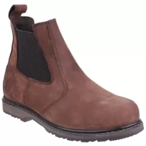 Image of Amblers Mens AS148 Sperrin Pull On Safety Dealer Boots (5 UK) (Brown)