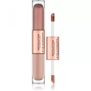 Image of Makeup Revolution Eye Chrome Liquid Eyeshadow Shade Life 2 x 2.2ml