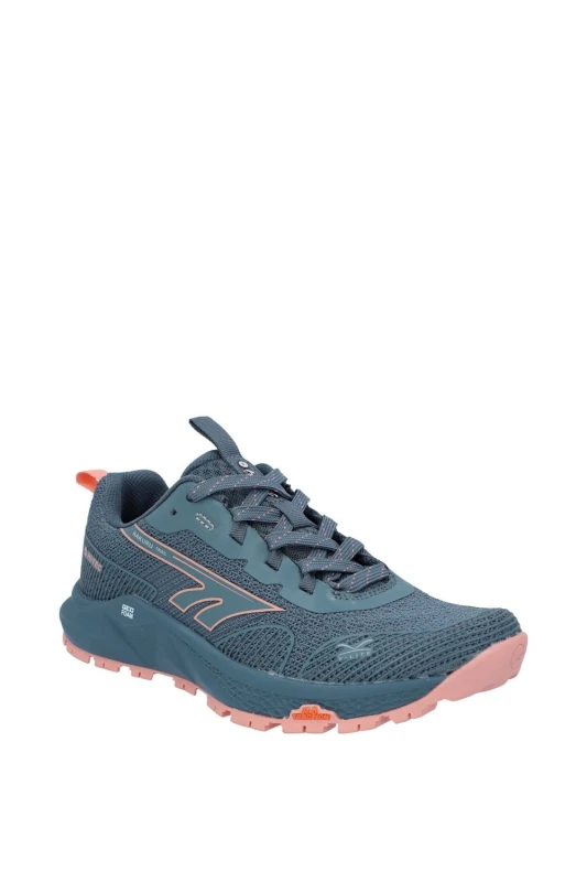 Image of Hi-Tec Womens Geo Nakuru Trainers in Teal Size: 4 Teal Female 4