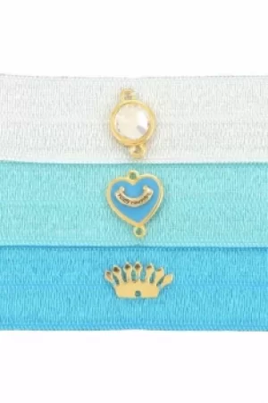 Image of Juicy Couture Jewellery Flat Charmy Elastics Hair Elastics JEWEL WJW754-457