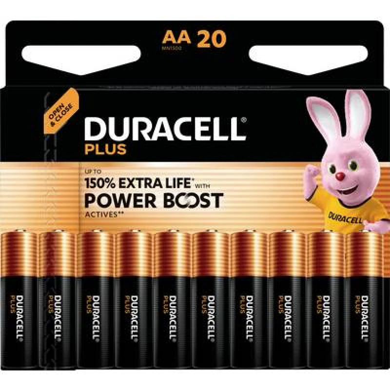 Image of Duracell Duracell Plus Power Boost AA battery 1.5 V 20 pc(s) 151281