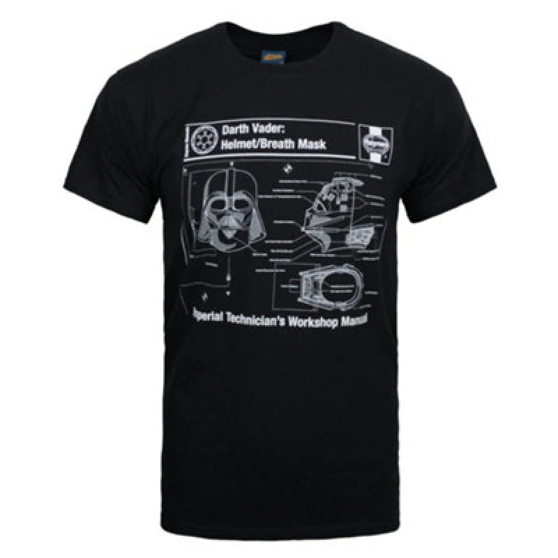 Image of Star Wars Short Sleeved T-Shirt Black