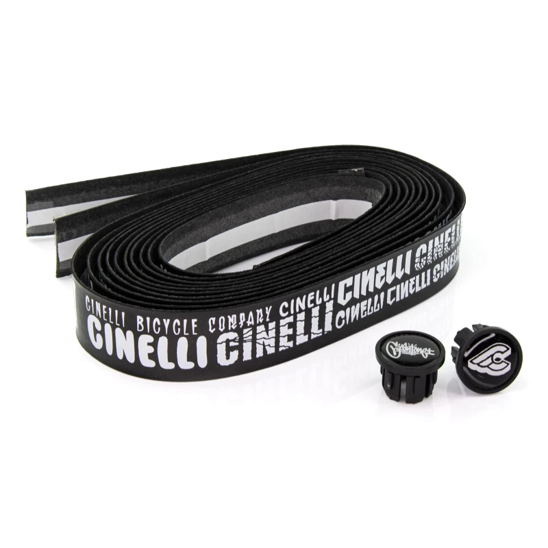 Image of Cinelli Volee Bar tape MIKE GIANT BLACK Black - Cycles UK