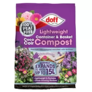 Image of Doff Lightweight Container & Basket Coco Coir Compost 15l