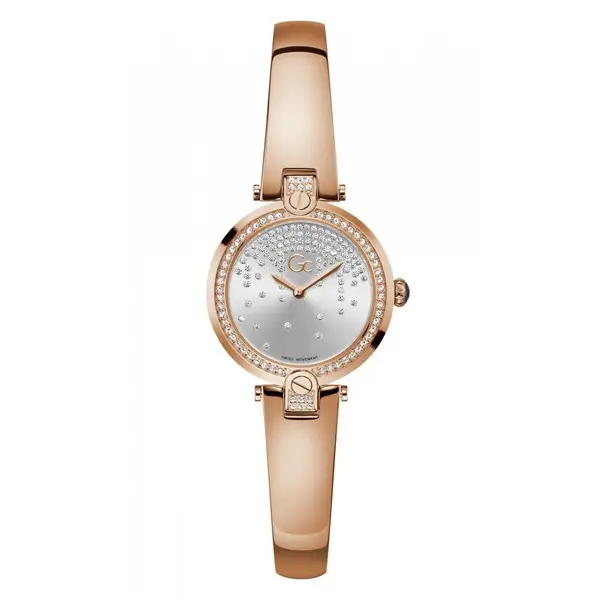 Image of Gc Watches Ladies Fusion Bangle Rose Gold Watch Z10002L1MF