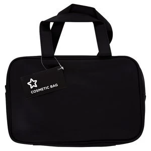 Image of Superdrug Black Make Up Bag