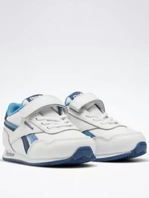 Image of Reebok Royal Classic Jogger 3 Shoes, Grey/Black, Size 4.5 Younger