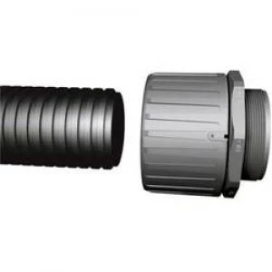 Image of HellermannTyton 166 11103 HG SW16 HelaGuard PA6 Conduit Standard Polyamide 6 Black