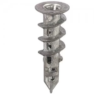 Image of Select Hardware Plasterboard Driva Metal Plug with Screws - 4 Pack