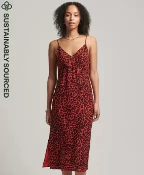 Image of Superdry Vintage Midi Slip Dress