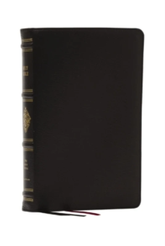 Image of KJV, Personal Size Reference Bible, Sovereign Collection, Black Premium Goatskin Leather, Premier Collection, Comfort Print Leather / fine binding