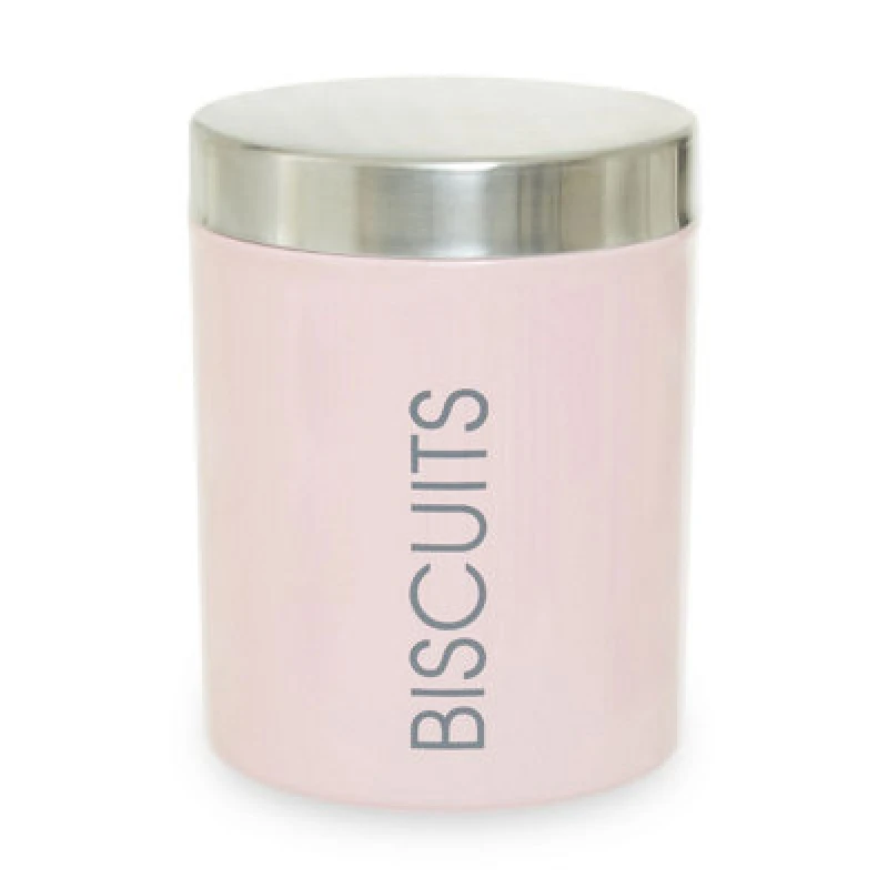 Image of Premier Housewares Maison by Premier Enamel Biscuit Canister Pink