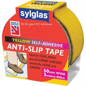 Image of Sylglas Anti SlipTape Yellow 50mm 3m