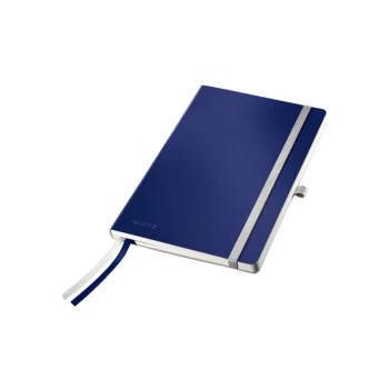 Image of Style Notebook Soft Cover A5 Ruled Titan Blue - Outer Carton of 5