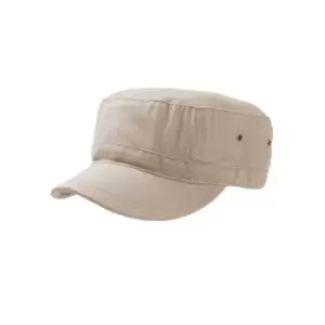 Image of Atlantis Chino Cotton Urban Military Cap (S-M) (Khaki)