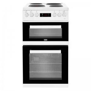 Image of Beko KDV555AK 50cm Double Oven Electric Cooker