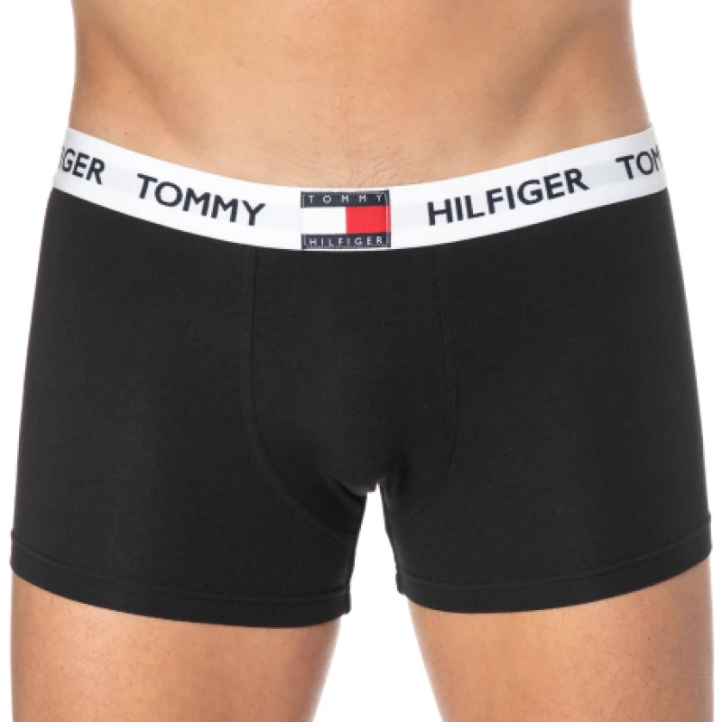 Image of Tommy Hilfiger Tommy 85 Cotton Boxer Briefs - Black L