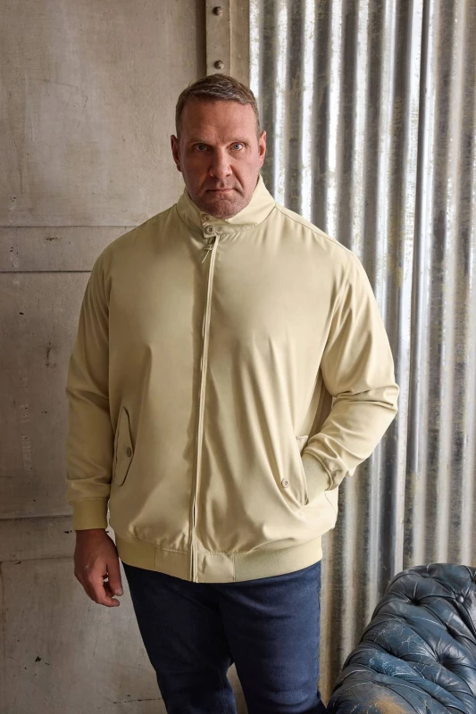 Image of BadRhino Mens Harrington Jacket in Camel Size: Large Camel Male L