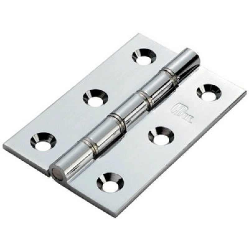 Image of Loops PAIR 76 x 50 x 2.5mm Heavy Duty Butt Hinge Polished Chrome Internal Multi