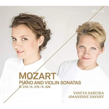 Image of Amandine Savary - Mozart: Piano and Violin Sonatas, K. 376/K. 379/K. 526 CD