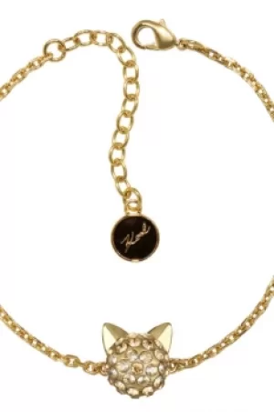 Image of Ladies Karl Lagerfeld Gold Plated Choupette Bracelet 5378061